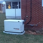 14 KW generator install