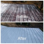 Metal roof (before & after)