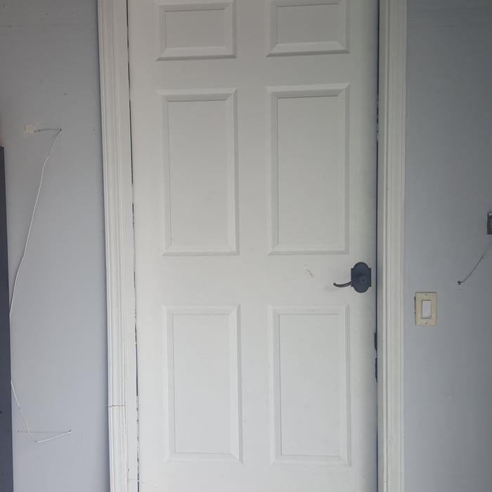 The existing door