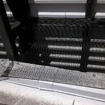 Netting to prevent pigeons from nesting