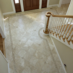 Ceramic tiles with boarder