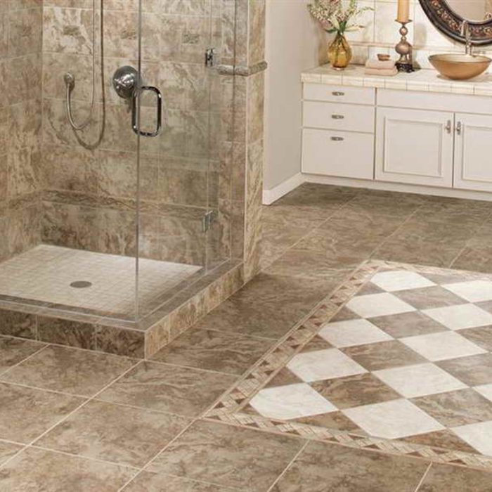 Ceramic, marble, cabinets