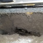 Dirty Refrigerator Condenser Coil.