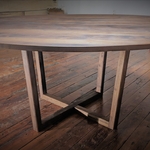 Mid-Century Modern Round Dining Table
