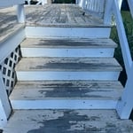 Wood deck