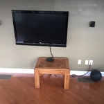 Old Setup with TV and Speakers