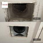 Before and after return duct