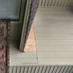 Siding repair of rotten wood
