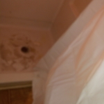 Curtain Shower stain removed