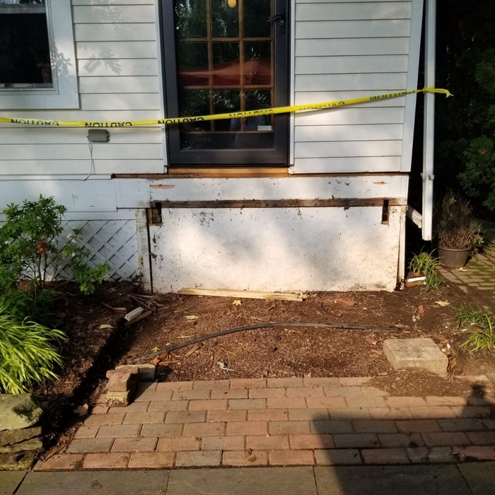 STAIRS DEMOLISHED