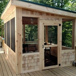 New Deck Build with Screen House