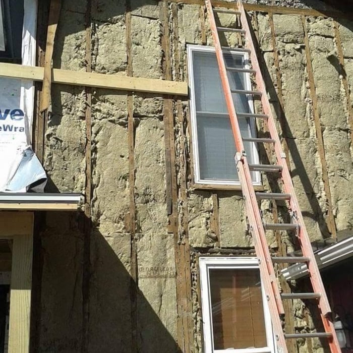 Isolation siding job.