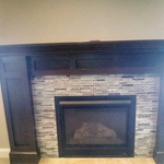 Fireplace area