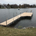 Cedar breeze truss roll in dock