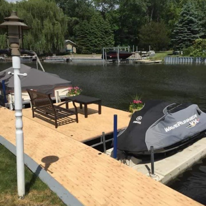 Cedar breeze truss boardwalk