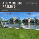 Aluminium Railing - Before & After