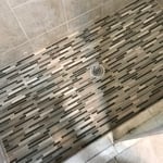 New shower floor