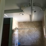 Ceiling track for transport harness