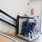 Stair platform lift