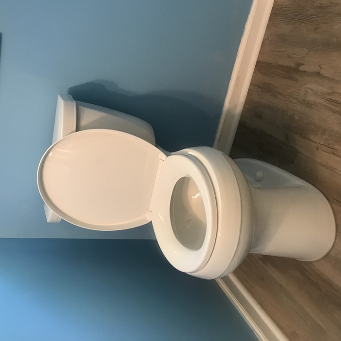 Install toilet
