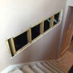 Drywall Repair: before