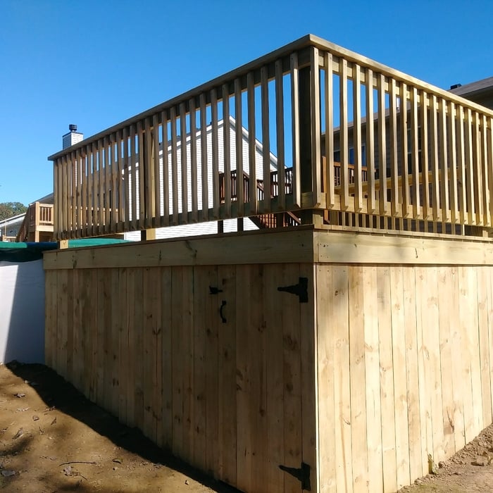 pool and deck