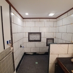 Shower is nearing completion