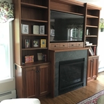 Mahogany Built-ins