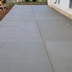 Concrete patio