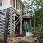 Repairing deck steps
