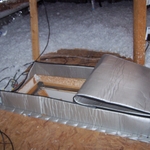 Attic access cover