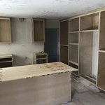 Cabinet boxes installed