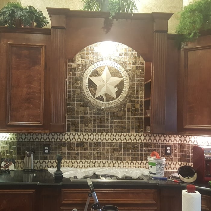 Kitchen back splash