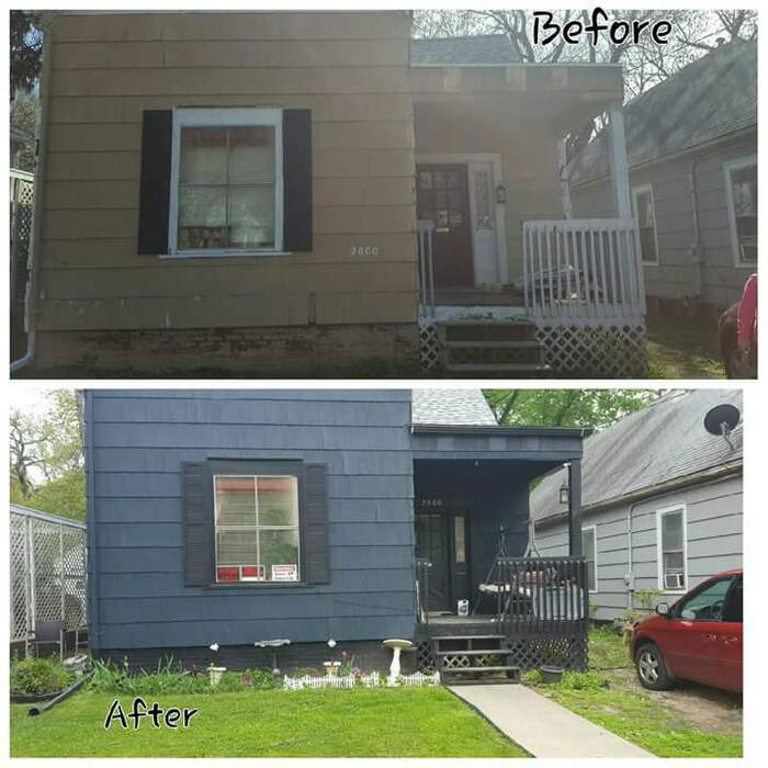 Painted the whole house :)