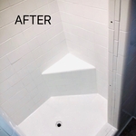 Shower after resurfacing