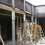 During repair