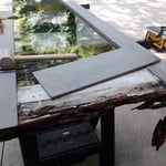 Rotten Wood Patio Door Restoration in Boston