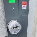 New Main Service disconnect and electrical panel