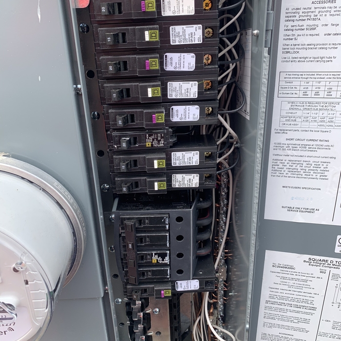 Inside panel