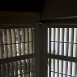 Shutter over Tub