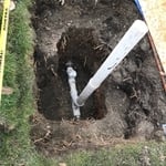 New clean out install