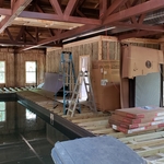sound proofing install to outer walls