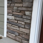 Close up of the wainscoting