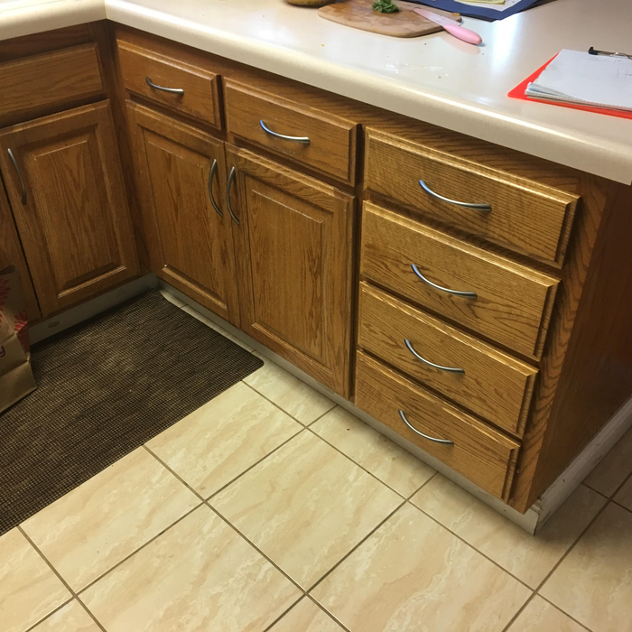 Cabinet modification for convention oven