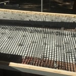 Outdoor kitchen counter form