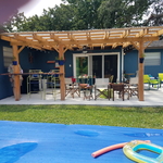 Poolside Pergola