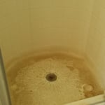 Hard water and dirt build up
