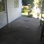 Front porch before power wash