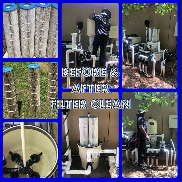 Before & After Filter Clean