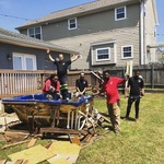 Some of our crew members celebrating